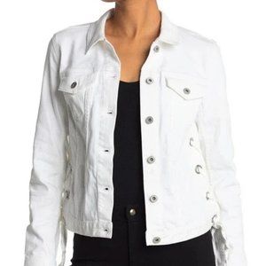 Vince Camuto Lace up denim jacket white - XXS NWT